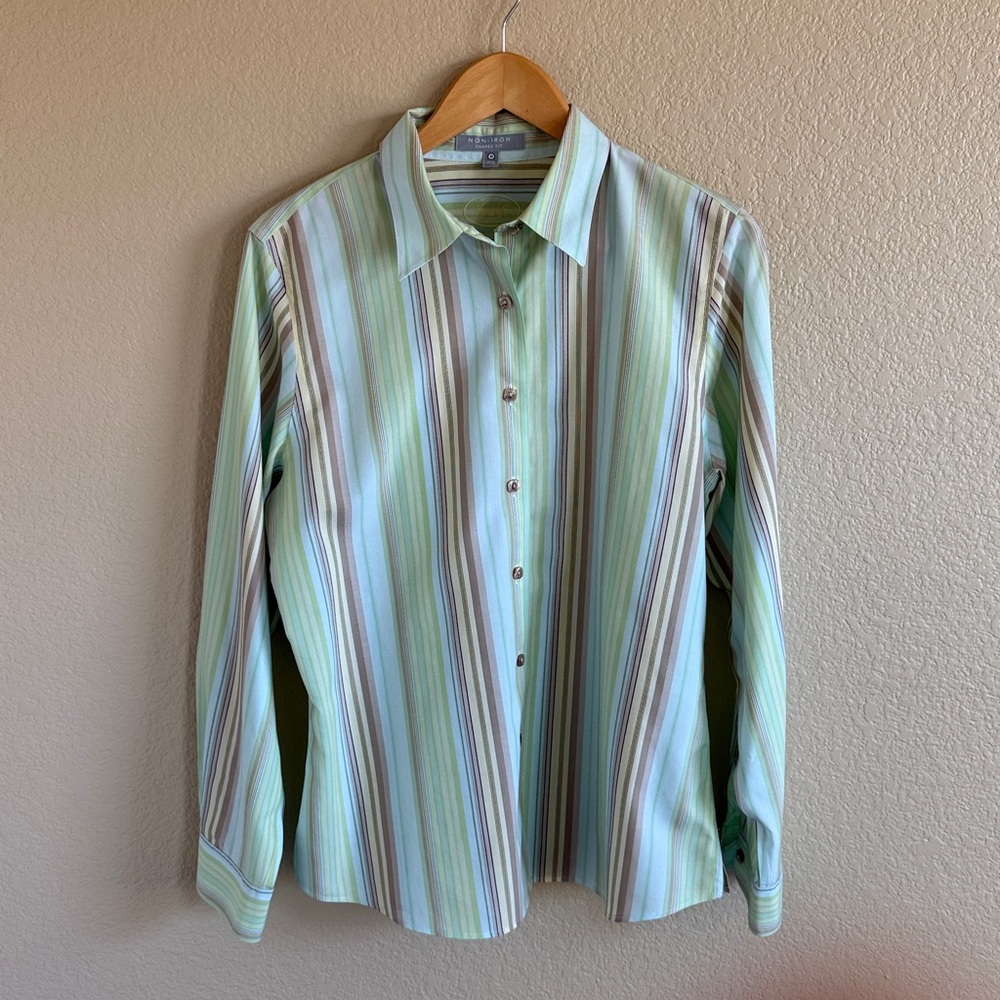 Foxcroft Multicolor Striped Shirt